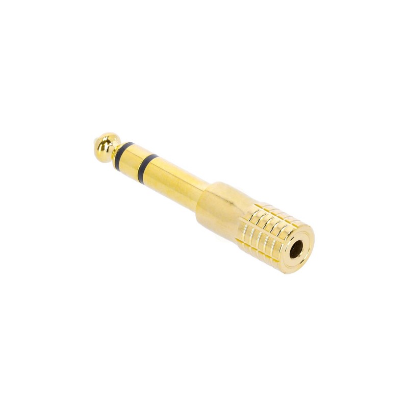 Adam Hall Connectors 4 STAR A MF3 JM3 GOLD - Adapter mini Jack F stereo na Jack 6,3 mm M stereo