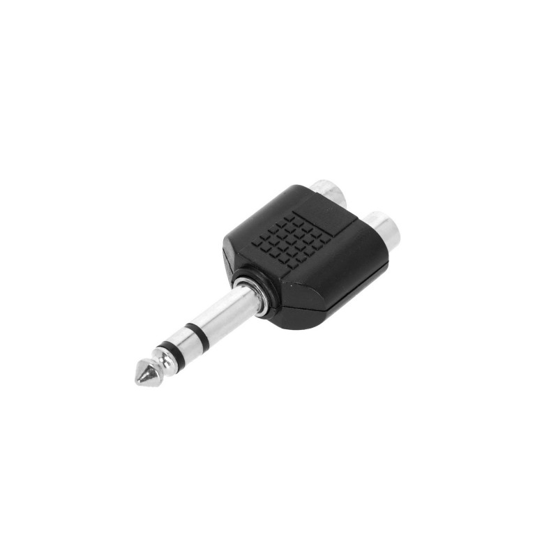 Adam Hall Connectors 4 STAR AY RF2 JM3 - Adapter typu Y 2x F Cinch do Jack 6,3 mm TRS M