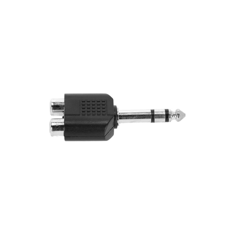 Adam Hall Connectors 4 STAR AY RF2 JM3 - Adapter typu Y 2x F Cinch do Jack 6,3 mm TRS M