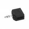 Adam Hall Connectors 4 STAR AY MF3 MM3 - Adapter typu Y 2x Jack 3,5 mm stereo F do Jack 3,5 mm stereo M