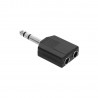 Adam Hall Connectors 4 STAR AY JF3 JM3 - Adapter typu Y 2x Jack 6,3 mm TRS F do Jack 6,3 mm TRS M