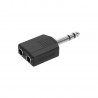 Adam Hall Connectors 4 STAR AY JF3 JM3 - Adapter typu Y 2x Jack 6,3 mm TRS F do Jack 6,3 mm TRS M