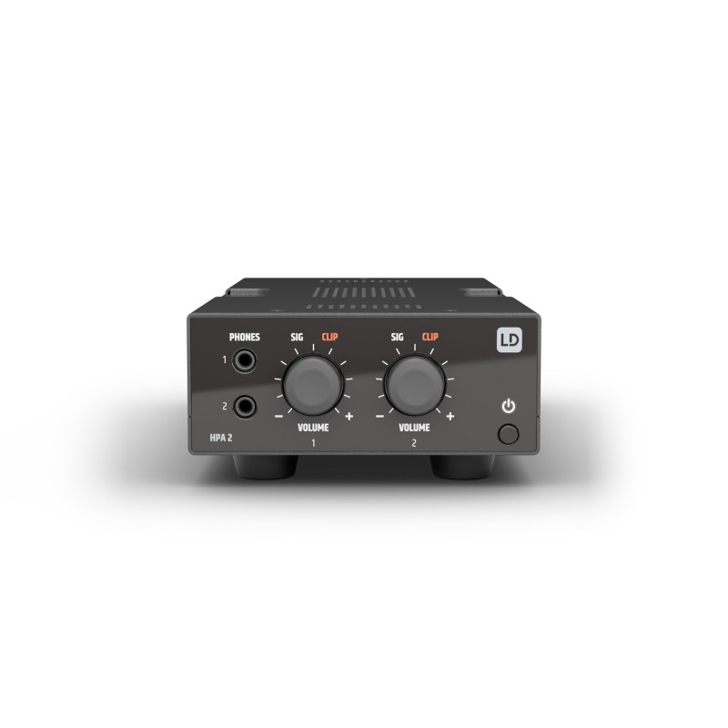 LD Systems HPA 2 - Dwukanałowy wzmacniacz słuchawkowy