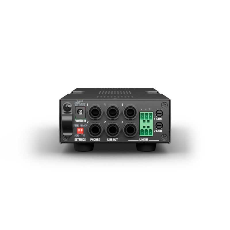 LD Systems HPA 2 - Dwukanałowy wzmacniacz słuchawkowy