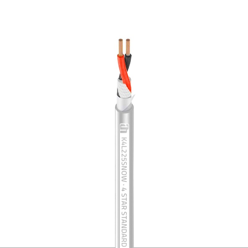 Adam Hall Cables 4 STAR SPEAKER 225 SNOW - Kabel głośnikowy 2.5 mm² AWG13 - na metry