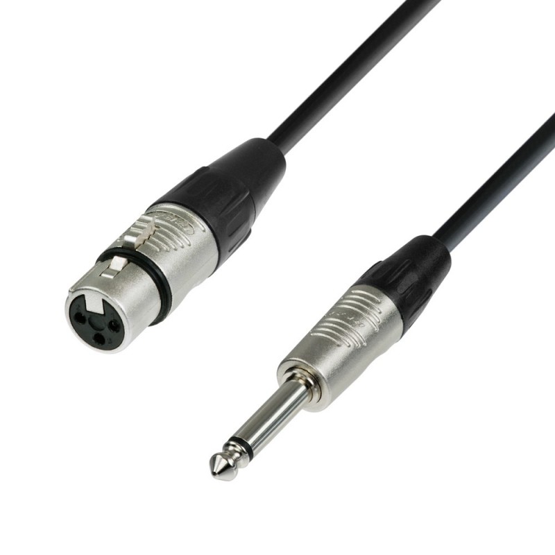 Adam Hall Cables 4 STAR MFP 0300 - Kabel mikrofonowy XLR F x Jack TS - 3 m