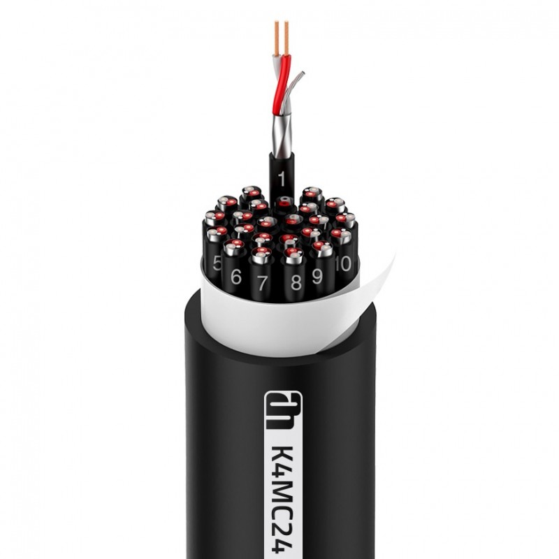 Adam Hall Cables 4 STAR MULTICORE 24 - Kabel wieloparowy Multicore 24 kanały 48 x 0.14 mm² AWG26 - na metry