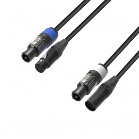 Adam Hall Cables 5 STAR H PCON 5D 1000 - Kabel zasilająco-sygnałowy Neutrik 5P XLR x powerCON - 10 m