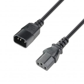 Adam Hall Cables 3 STAR PLK 0100 - Kabel zasilający IEC C13 x IEC C14 - 1 m