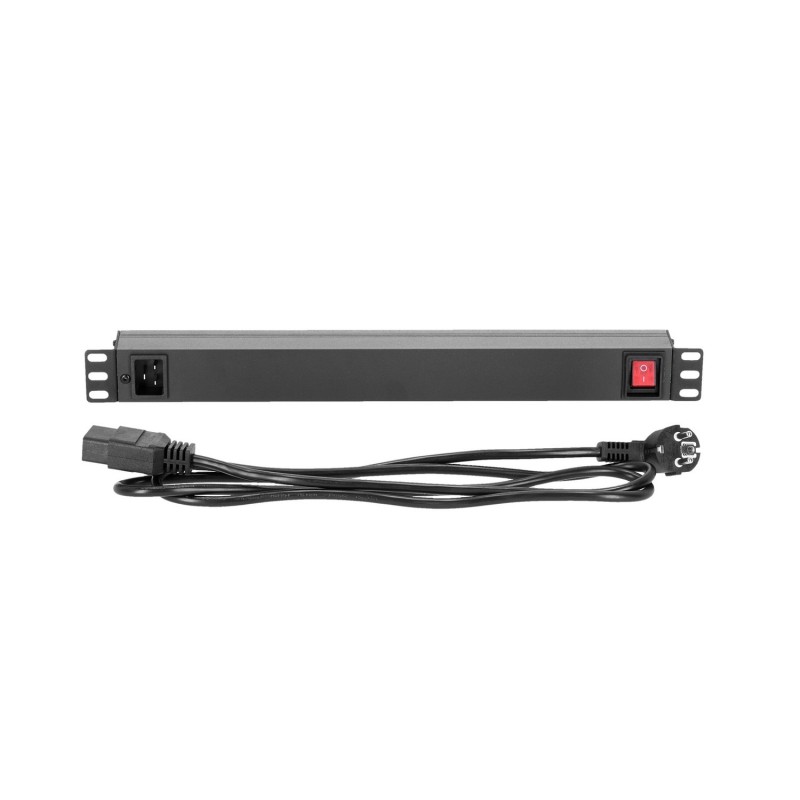 Adam Hall Cables 87471 C20 - Listwa gniazdowa 8-kierunkowa z przełącznikiem 19" 1U