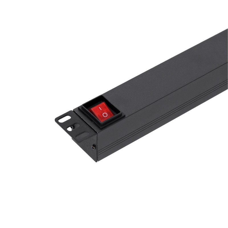 Adam Hall Cables 87471 C20 - Listwa gniazdowa 8-kierunkowa z przełącznikiem 19" 1U