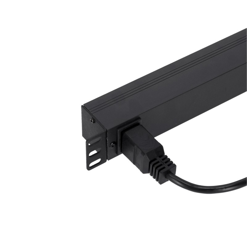 Adam Hall Cables 87471 C20 - Listwa gniazdowa 8-kierunkowa z przełącznikiem 19" 1U