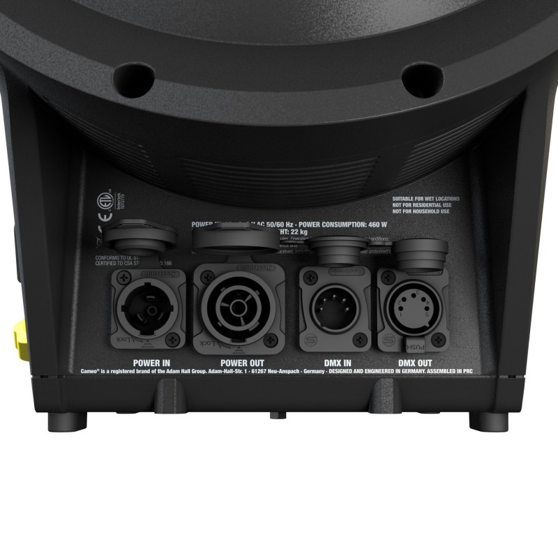 Cameo F4 D PO IP - Obsługiwany przez słupek reflektor Fresnel IP65 z diodą LED Daylight