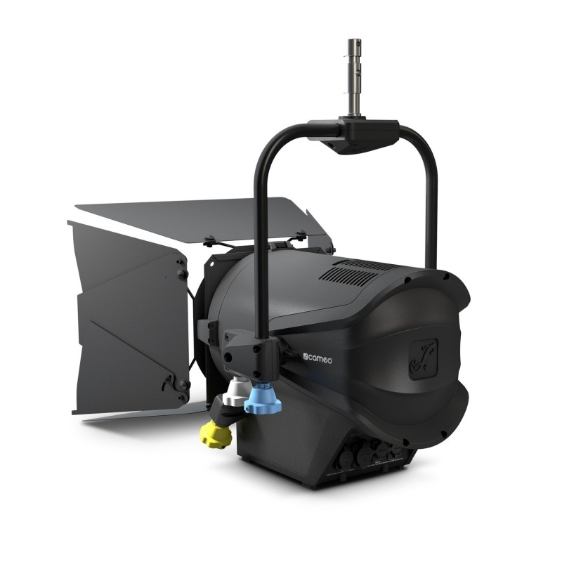 Cameo F4 T PO IP - Obsługiwany przez słupek reflektor Fresnel IP65 z diodą LED Tungsten