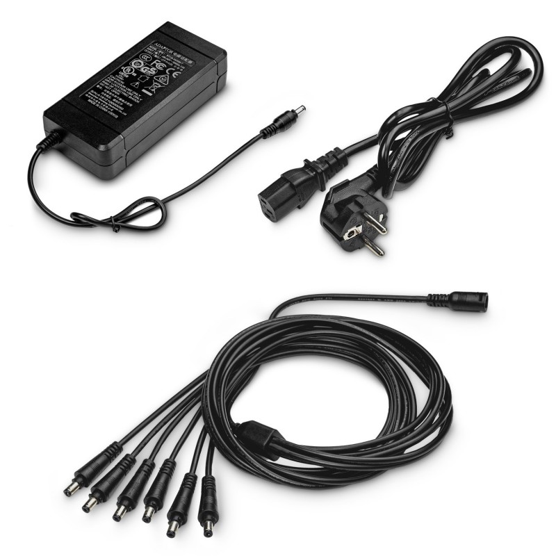 Cameo DROP B1 SET WH - Reflektor zasilany akumulatorowo, zewnętrzny, typu Mini Uplight z ładowarką