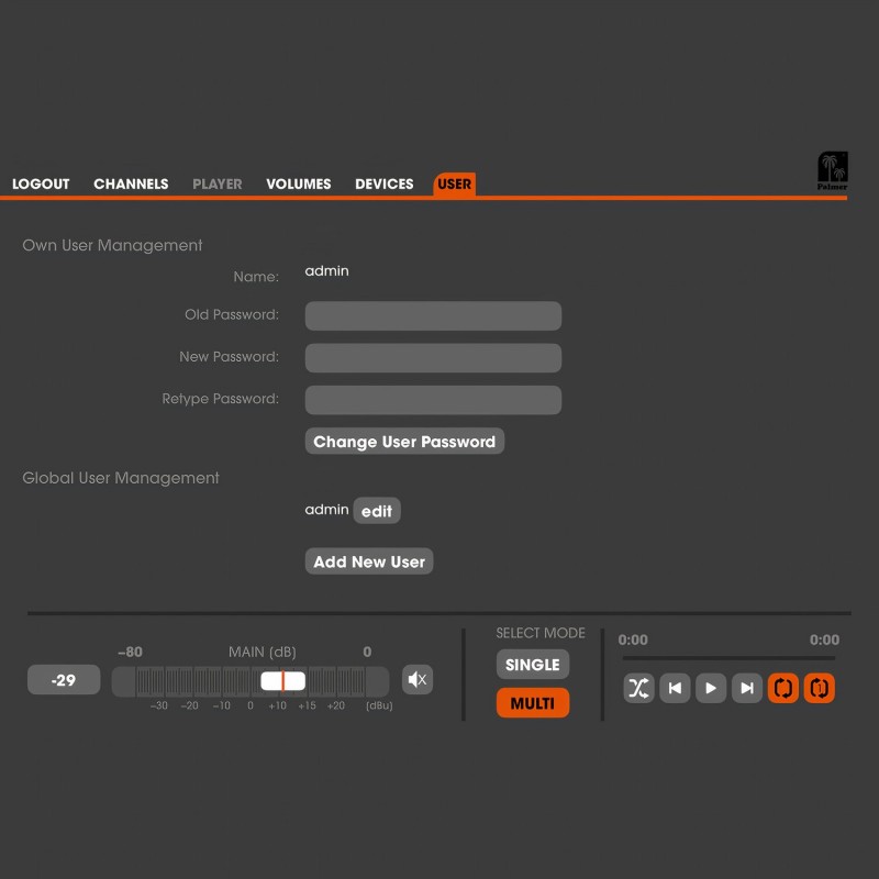 Palmer Grand Audition MKII - Rozdzielacze sygnału 24-kanałowych
