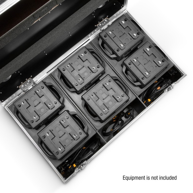 Cameo EVOS W3 CASE 6 - Skrzynia flightcase dla 6 EVOS W3