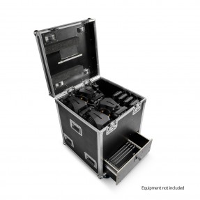 Cameo ZENIT B200 CASE 4PC - Skrzynia flightcase na 4 egzemplarze ZENIT B200, z ładowarką