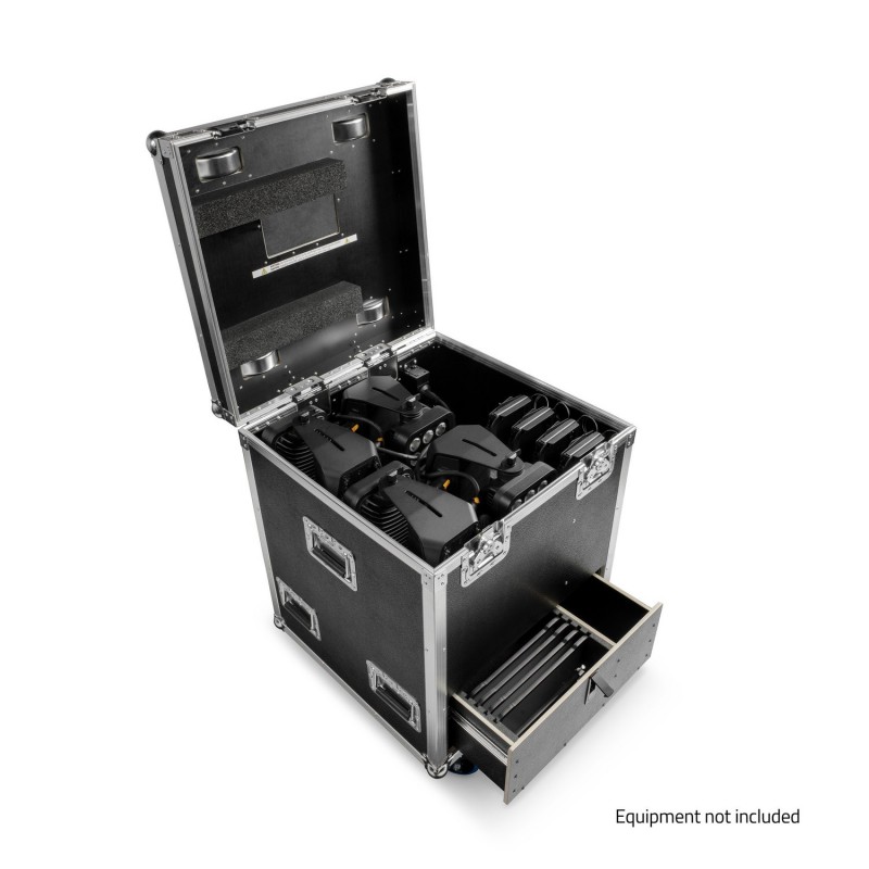 Cameo ZENIT B200 CASE 4PC - Skrzynia flightcase na 4 egzemplarze ZENIT B200, z ładowarką