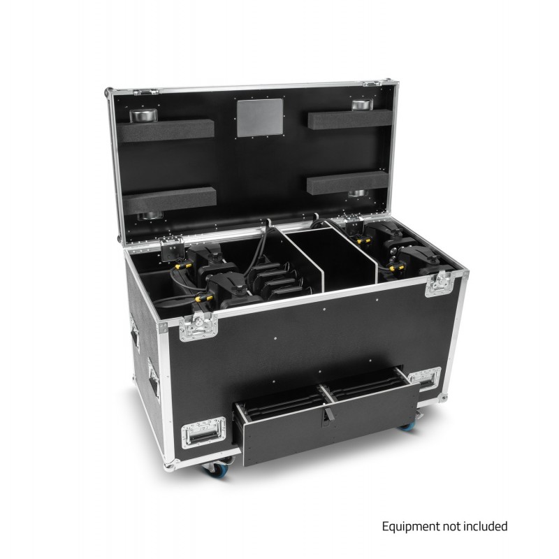 Cameo ZENIT B200 CASE 8 PC - Skrzynia transportowa na 8 x ZENIT B200 z opcją ładowania akumulatorów