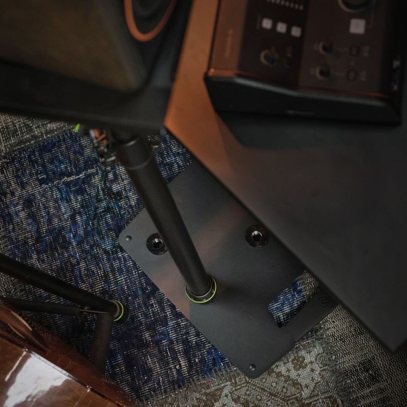 Gravity SP 3202 CS B - Statyw do monitorów studyjnych z kwadratową stalową podstawą