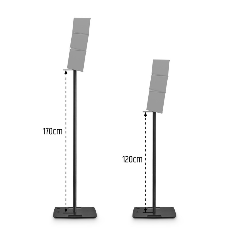 LD Systems MAILA SPA STAND - Statyw głośnikowy z kwadratową podstawą do MAILA SPA