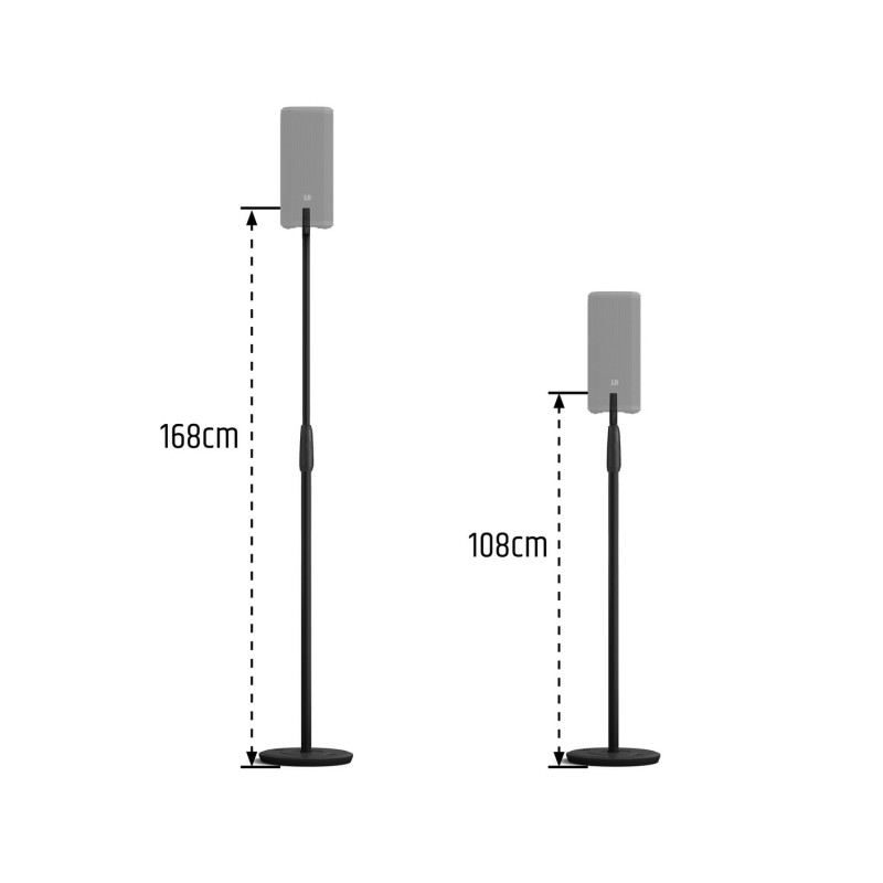 LD Systems DAVE 10 G4X STAND - Statyw głośnikowy z okrągłą podstawą do DAVE 10 G4X