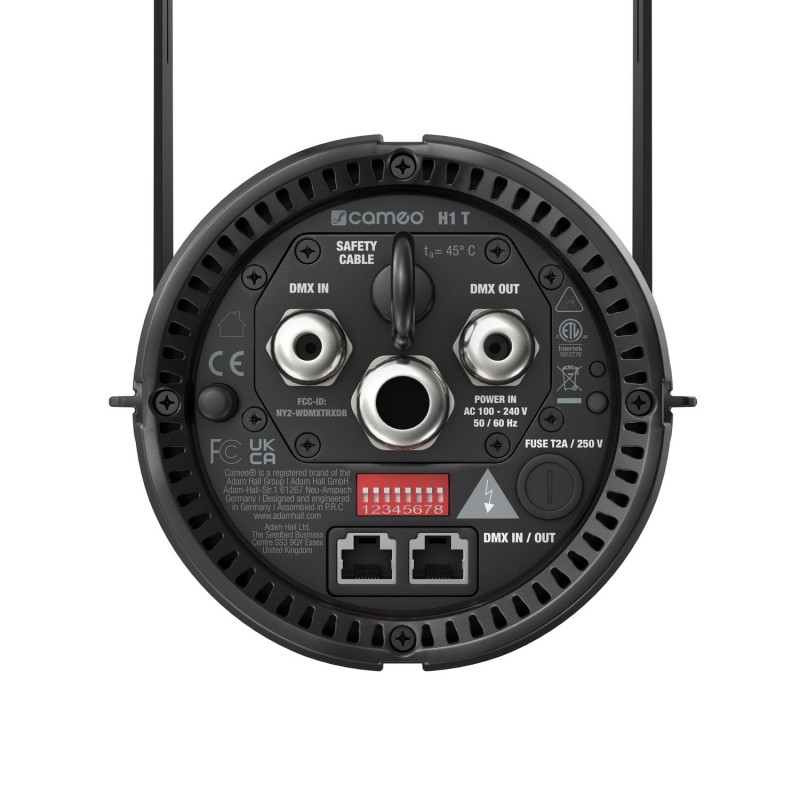 Cameo H1 T - Sterowana przez DMX lampa typu houselight z diodą LED ciepła biel