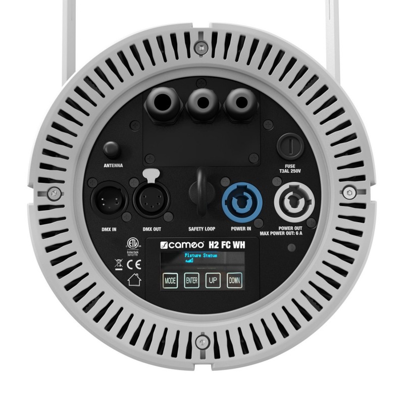 Cameo H2 FC WH - Sterowana za pośrednictwem DMX lampa z diodą Full Color LED RGBAL