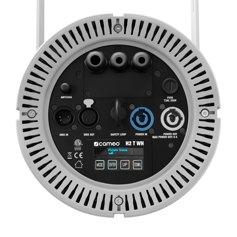 Cameo H2 T WH - Sterowana za pośrednictwem DMX lampa z diodą LED – ciepły biały
