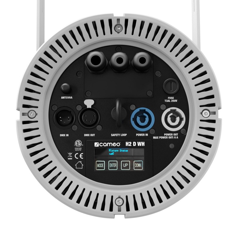 Cameo H2 D WH - Sterowana za pośrednictwem DMX lampa z diodą LED – zimny biały