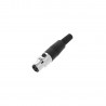 Adam Hall Connectors 4 STAR C XF3 MINI - Wtyczka mini XLR 3P F