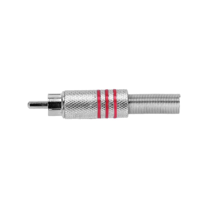 Adam Hall Connectors 3 STAR CR2 RED - Wtyk RCA M