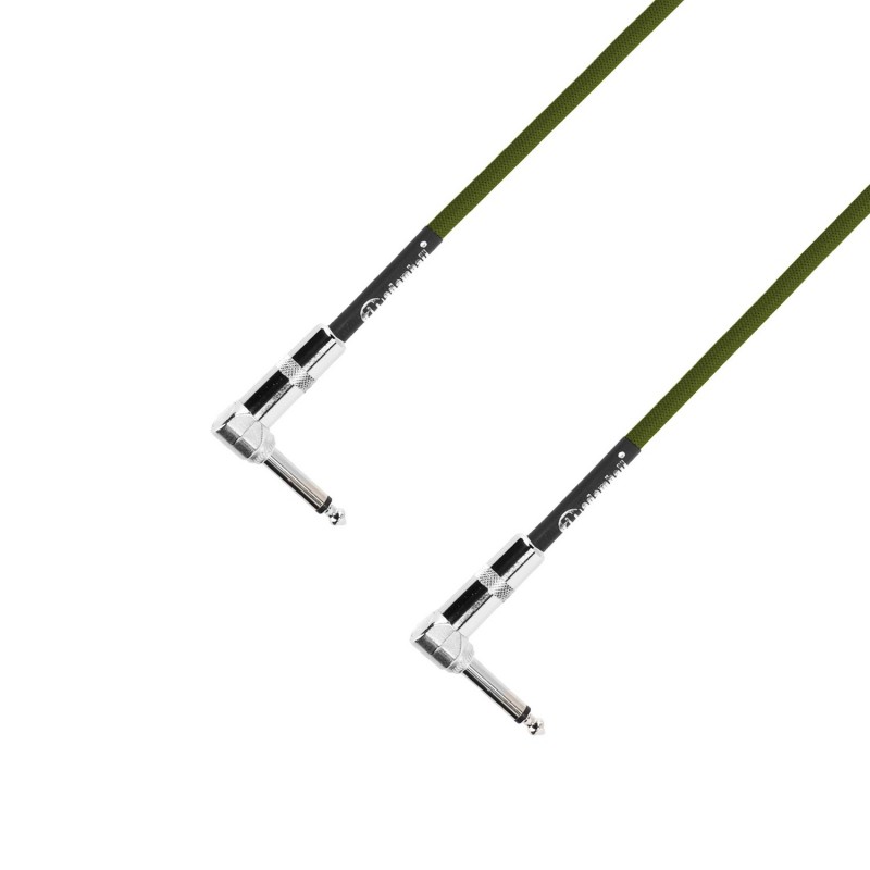 Adam Hall Cables 4 STAR IRR 0060 SET - Zestaw 5 kabli krosowych do efektów gitarowych Jack TS - 0,6 m