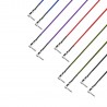 Adam Hall Cables 4 STAR IRR 0090 SET - Zestaw 5 kabli krosowych do efektów gitarowych Jack TS - 0,9 m