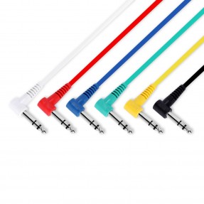 Adam Hall Cables 3 STAR BGG 0015 SET - Zestaw 6 kabli krosowych Jack TRS - 0,15 m