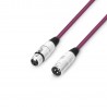 Adam Hall Cables 3 STAR MMF 0050 SET - Zestaw 6 kabli mikrofonowych XLR - 0,5 m