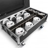 Cameo DROP B4 TOURING SET - Zestaw oświetleniowy 6 x DROP B4 w obudowie Flightcase do ładowania z zasilaczem
