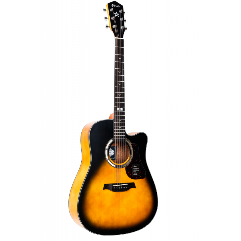 Mantic GT-10DCE SB - Gitara elektro-akustyczna