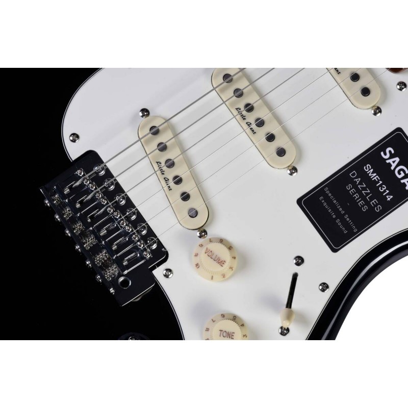 SAGA SMF1314 BK - Gitara elektryczna