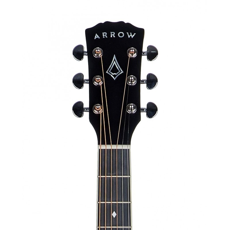 Arrow Silver D BLK Black - gitara akustyczna - 2