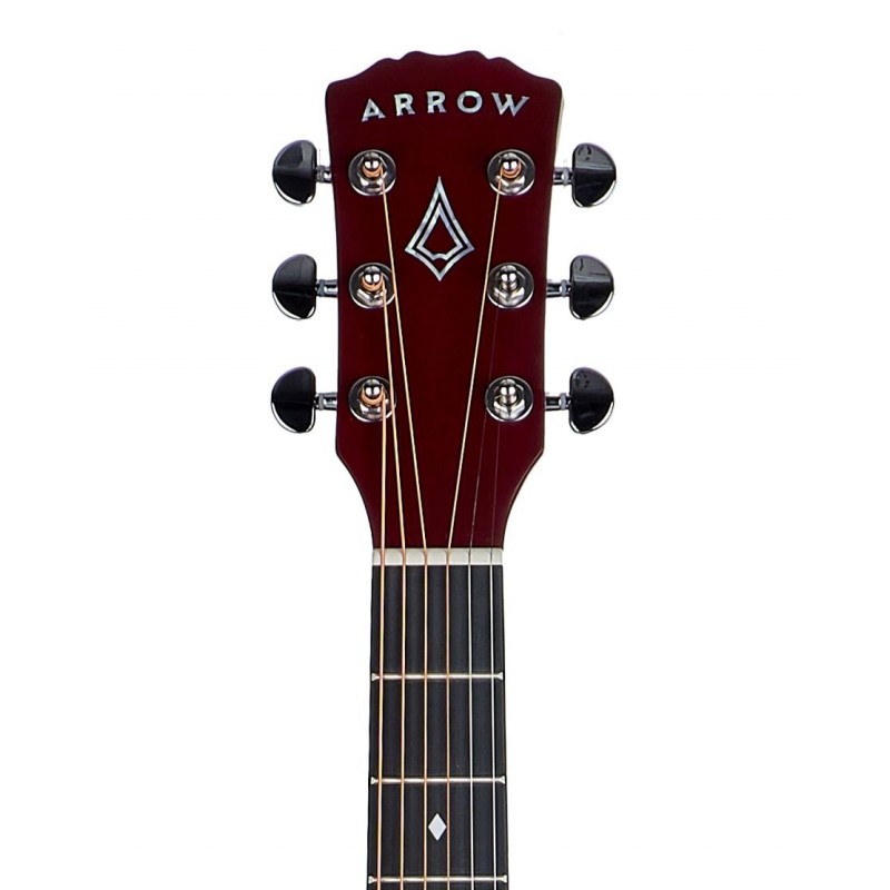 Arrow Silver D WR Wine Red - gitara akustyczna - 2
