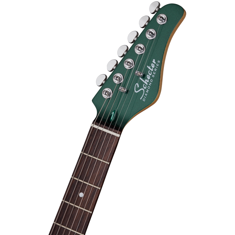 SCHECTER Vintage PT Fastback II B, Dark Emerald Green - Gitara elektryczna - 5