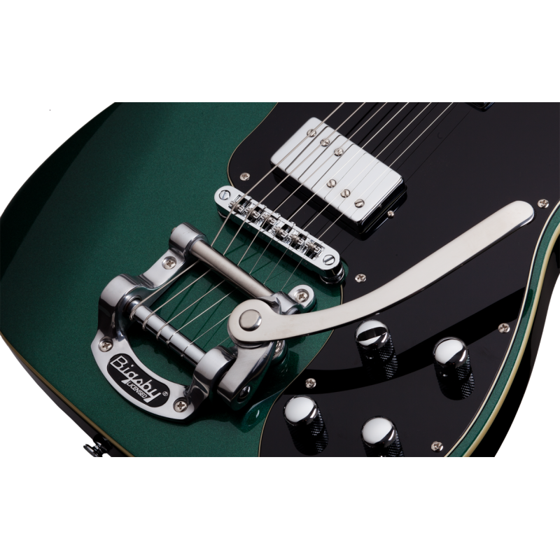 SCHECTER Vintage PT Fastback II B, Dark Emerald Green - Gitara elektryczna - 10