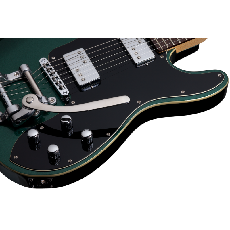 SCHECTER Vintage PT Fastback II B, Dark Emerald Green - Gitara elektryczna - 11