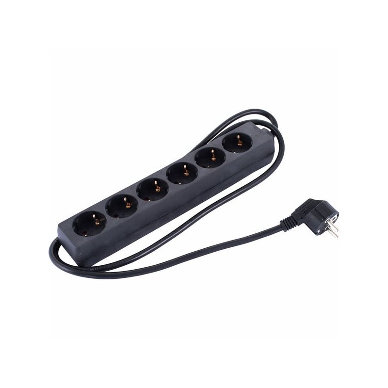 Stairville Power Split 6 Way Black - listwa zasilająca - 1