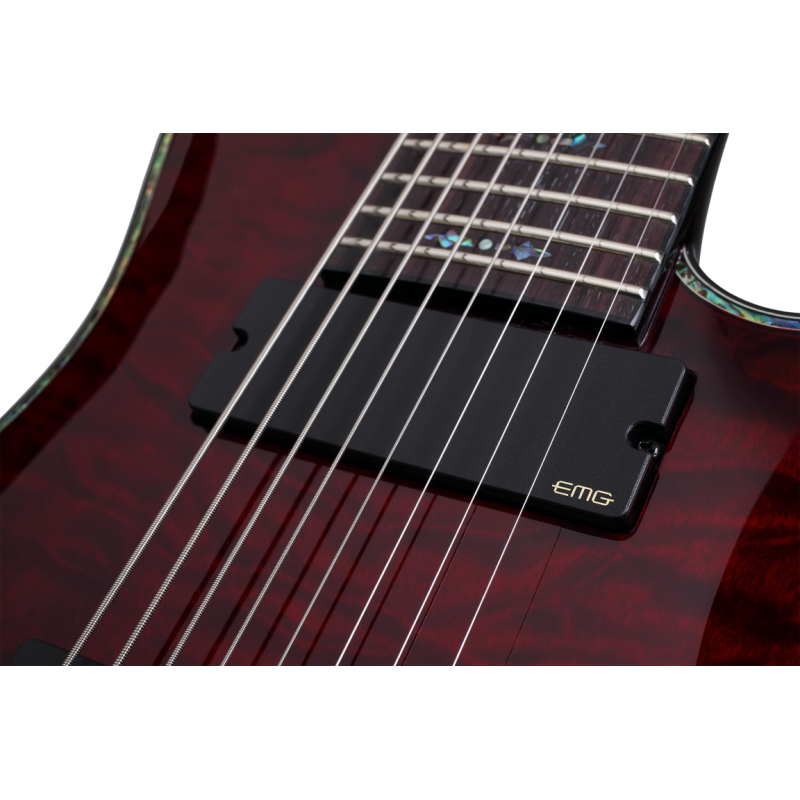 Schecter Hellraiser C-8, Black Cherry - Gitara elektryczna - 2