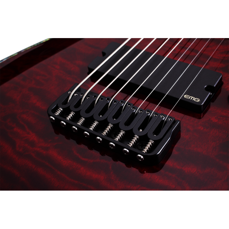 Schecter Hellraiser C-8, Black Cherry - Gitara elektryczna - 6