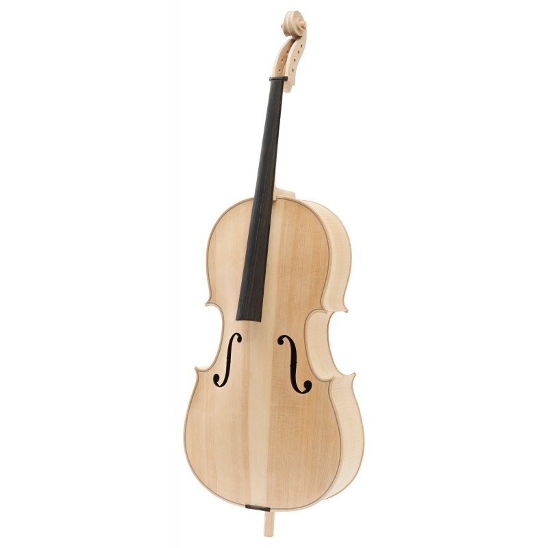 Stentor SR-1597-A - Wiolonczela 4/4, niewykończone, "na biało" przed lakierowanie