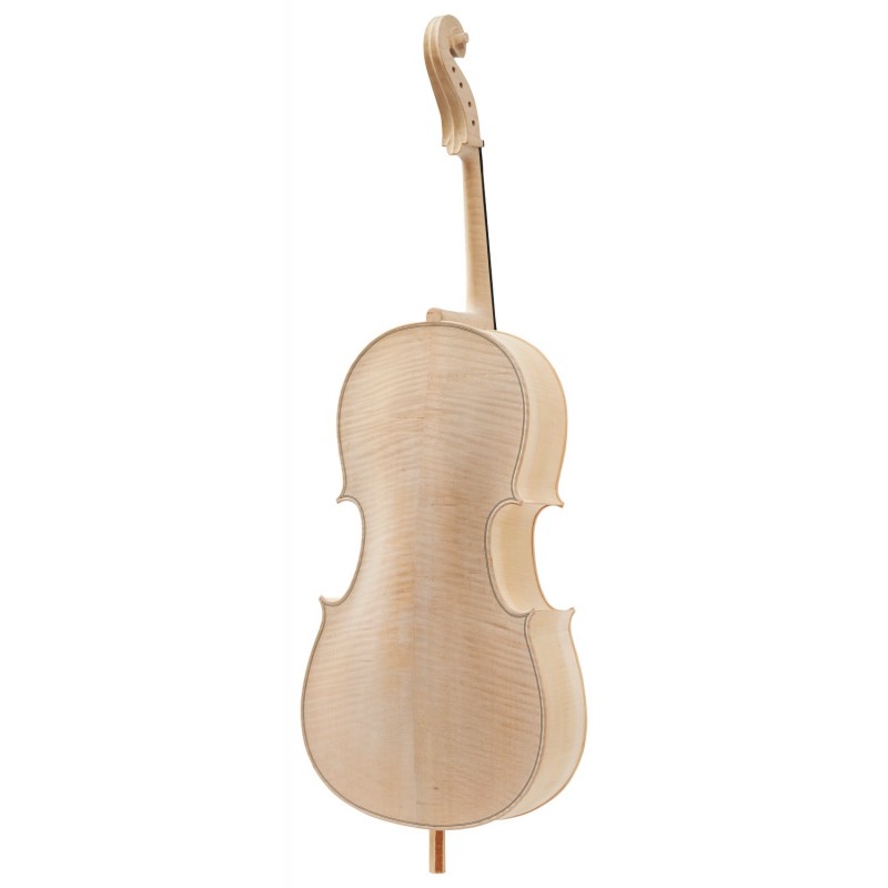 Stentor SR-1597-A - Wiolonczela 4/4, niewykończone, "na biało" przed lakierowanie